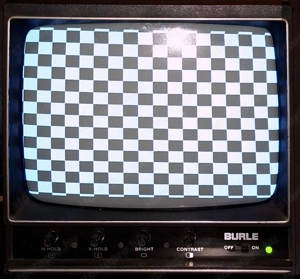 BURLE TC1910AX, 10 collos BW CRT monitor, eladó - kép 2