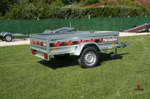 Március 31-ig akciós - új billenős utánfutó (205x132cm) rendszámmal - bruttó 488.000 Ft - kép 4