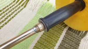 Teleszkópos permetező szár eladó, réz - kép 3