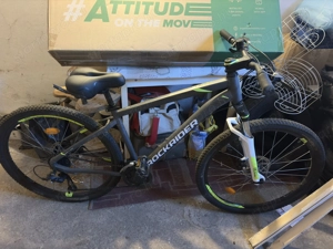 Mtb rockrider st 520 v2 - szürke sárga - kép 5