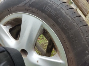 Eredeti Toyota alufelni szett, nyári gumikkal, használt - kép 6