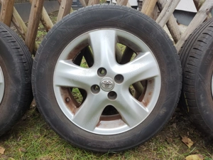 Eredeti Toyota alufelni szett, nyári gumikkal, használt - kép 3