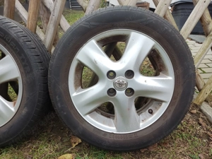 Eredeti Toyota alufelni szett, nyári gumikkal, használt - kép 4