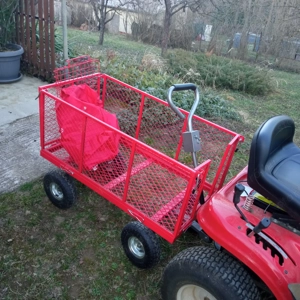 Fűnyíró traktor MTD96 típusú kíváló, szinte új állapotban eladó  - kép 2