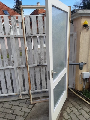 93x207cm ajtó tokkal üveges jobbos - kép 4