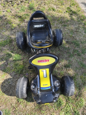 HECHT 59789 - Gokart fekete sárga, 3-6 éves korig újszerű eladó - kép 7