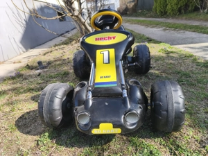 HECHT 59789 - Gokart fekete sárga, 3-6 éves korig újszerű eladó - kép 6