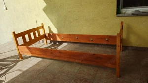 Fa ágy  matrac tartó keret nélkül - kép 2