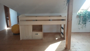 Masszív, félmagas gyermek ágy - kép 2