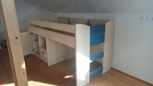 Masszív, félmagas gyermek ágy - kép 5