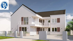 Monorierdőn 6 lakásos társasházi lakás épül, saját telekkel, kocsibeállóval 