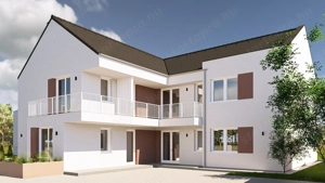 Monorierdőn 6 lakásos társasházi lakás épül, saját telekkel, kocsibeállóval  - kép 5