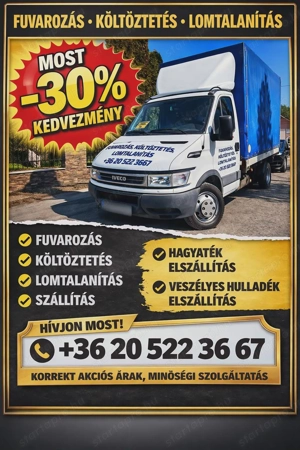 Fuvarozást-költöztetést-lomtalanítást vállalunk! SALGÓTARJÁN!