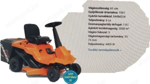 Daewoo fűnyíró traktor 