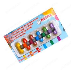 Színes tojásfesték kapszulák húsvétra 6 db