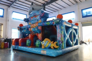 Eladó Tengervilág Csúszdás Ugrálóvár - kép 2