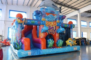 Eladó Tengervilág Csúszdás Ugrálóvár - kép 4