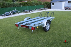 Új SEBAL - MU2 (2+1 sínes) motorszállító utánfutó akciósan bruttó 429.000 Ft - kép 12