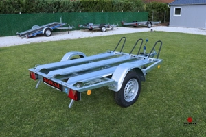 Új SEBAL - MU2 (2+1 sínes) motorszállító utánfutó akciósan bruttó 429.000 Ft - kép 9