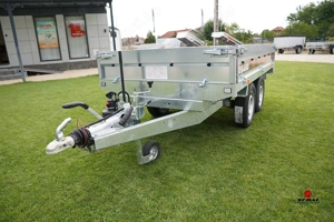 Új fékes SEBAL (2500 kg) billenő platós kézipumpás utánfutó - kép 5