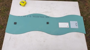 Hullámos fali tükör eladó, 80 cm - kép 6