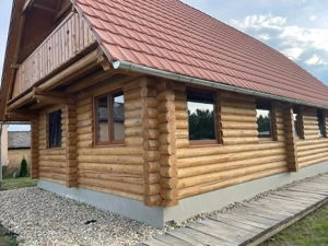  205 m  rönkház + 1,2 hektár bekerített telephely ipari árammal   - kép 3