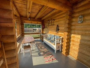  205 m  rönkház + 1,2 hektár bekerített telephely ipari árammal   - kép 2