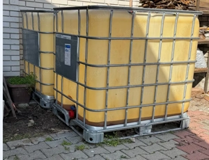 Egyszer használt 1000L Gázolaj IBC tartályok eladók 