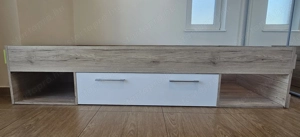 Eladó ágykeret kihúzható fiókkal, nagy tárolóval, 200*120-as matraccal - kép 4