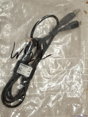 NOKIA CA-101 eredeti USB töltő és adatábel, új, eladó - kép 2