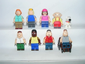 Lego Family Guy Peter Lois Meg Stewie Chris Brian Quagmire Swanson figura 9db ÚJ - kép 4