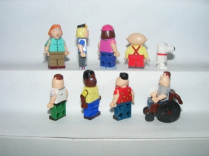 Lego Family Guy Peter Lois Meg Stewie Chris Brian Quagmire Swanson figura 9db ÚJ - kép 5