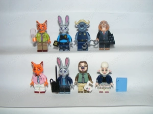 Lego Zootropolis Zootopia figurák Nick Judy Bogo Villám Nyájasbari figura 8db ÚJ - kép 3