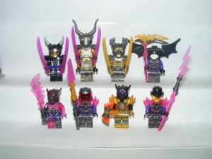 Lego Ninjago figurák Mister F Garmadon Oni Műszerész Kristálykirály figura ÚJ