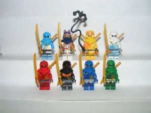 Lego Ninjago figurák Spinjitzu mesterei Sora Alin Tűz Föld Jég Ninja figura ÚJ - kép 3