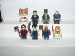 Lego Horror figurák M3gan Annabelle Fűrész Ragyogás Mary Shaw figura ÚJ