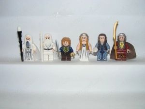 Lego Gyűrűk Ura figurák Szarumán Gandalf Elrond Arwen Galadriel Bilbo figura ÚJ - kép 2