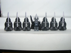 Lego Gyűrűk Ura Hobbit figurák Angmari Boszorkánykirály + 6 Gyűrű lidérc figura ÚJ - kép 7