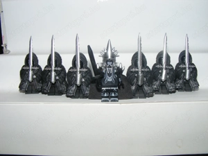 Lego Gyűrűk Ura Hobbit figurák Angmari Boszorkánykirály + 6 Gyűrű lidérc figura ÚJ - kép 4