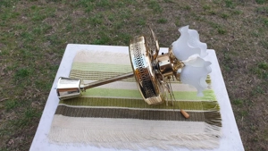 Ventilátoros mennyezeti lámpa eladó, javítani kell - kép 10