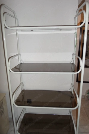 fehér üveges polc - kép 2