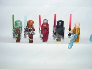Lego Star Wars figurák Darth Revan Desolous Kit Fisto Plo Koon Snoke 5db új - kép 5