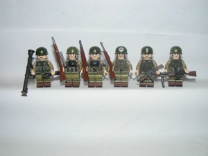 Lego 2. Világháborús Amerikai US Army Rangers Ranger ezred katonák 6db katona ÚJ - kép 4