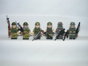 Lego Vietnámi háborús Amerikai hadsereg és Vietkong gyalogos katonák 6db katona ÚJ - kép 2