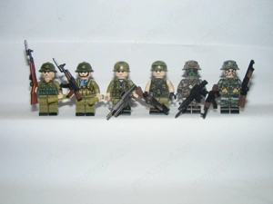 Lego Vietnámi háborús Amerikai hadsereg és Vietkong gyalogos katonák 6db katona ÚJ - kép 4