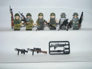 Lego Vietnámi háborús Amerikai hadsereg és Vietkong gyalogos katonák 6db katona ÚJ - kép 12