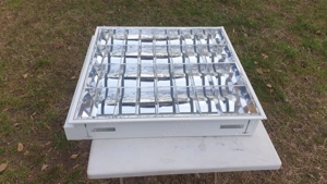 4x18W tükrös neon armatúra eladó, süllyeszthető - kép 2