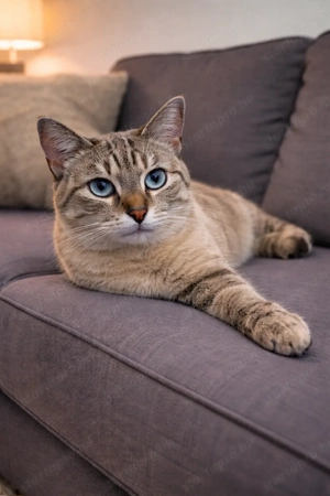 Lynx point sziámi cica - kép 2