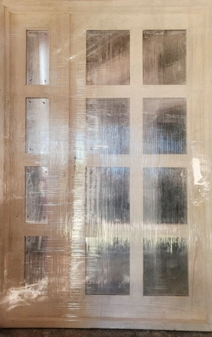 Bejárati ajtó 210x139cm elmaradt épités miatt eladó.Vadonatúj !!