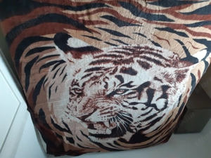 Tigris mintás ágytakaró pléd 220x200cm - kép 5